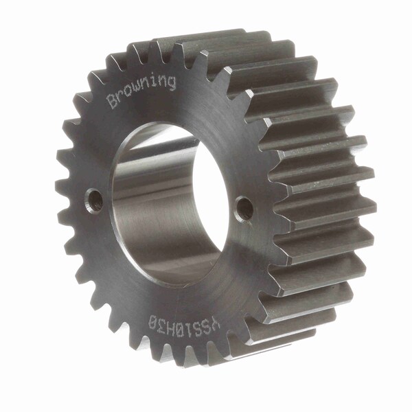 Browning Steel Bushed Bore Spur Gear - 20 Pa 10 Dp, YSS10H30 YSS10H30